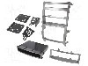 Rama adaptoare, 1 DIN, 2 DIN, Hyundai, argintie, METRA - 99-7335S