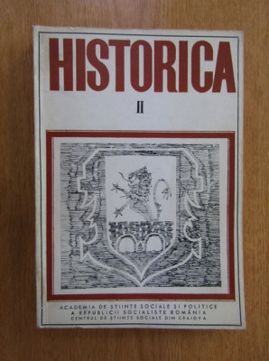 Historica sub redactia lui G. Ivanescu. volumul 2 (1971) foto