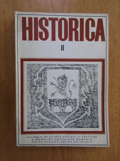 Historica sub redactia lui G. Ivanescu. volumul 2 (1971)