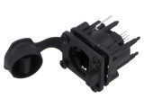 Conector RJ45 AMPHENOL Cat 5e 8p8c THT cu capac 19,8x24mm RJXS8FP25VP