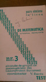 Teste de matematica rezolvate nr.3 pt.admitera in liceu V.Baciu