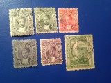 Serie mica Zanzibar 1913-1920 Sultan Chalifa bin Harub 6 valori stampilate, Stampilat