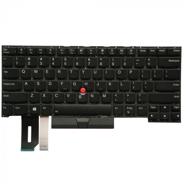 Tastatura Laptop, Lenovo, ThinkPad T490S Type 20NX, 20NY, iluminata, layout US