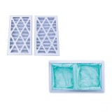 Cumpara ieftin Set filtre interior-exterior pentru purificator de aer pentru atelier HDA-14 Scheppach 7903000703, 2 piese