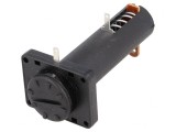 Suport Baterie AA Negru pentru Lipire UL94V-0