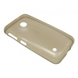 Husa silicon ultraslim fumuriu transparent pentru Nokia Lumia 530