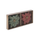 Set 6 ornamente brad Craciunite polistiren multicolor 10.8 cm
