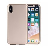 Husa samsung galaxy a5 2017 full silicone 360 auriu, Flippy