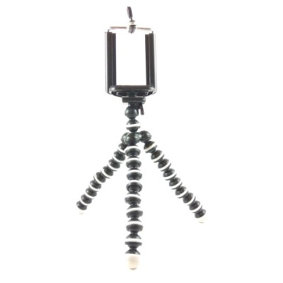 Mini trepied flexibil cu suport de telefon, filet universal 1 4 pentru telefon, camere, GoPro foto