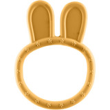 Zopa Silicone Teether Rabbit jucărie pentru dentiție Mustard Yellow 1 buc