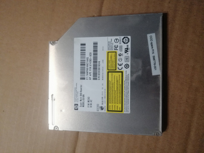 unitate optica dvd cd HP Elitebook 2540p Hitachi-LG Data Storage GU10N -slim