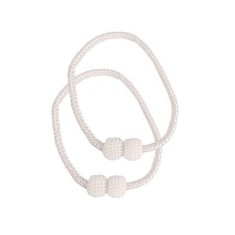 Set de prindere pentru draperii si perdele cu 2 magneti decorativi tip snur, ornamentati cu margele , design elegant pentru decor interior