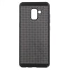 Husa Protectie Samsung Galaxy A8 2018 MyStyle Mesh Black, Anti-zgarieturi, Flexibila