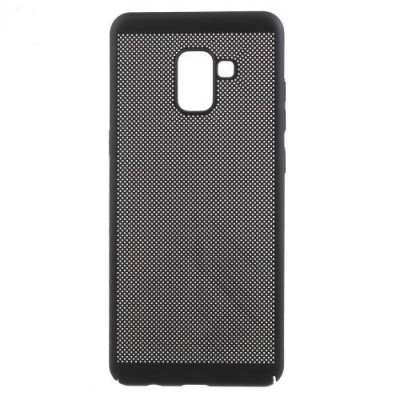 Husa protectie pentru Samsung Galaxy A8 2018 Mesh Black foto