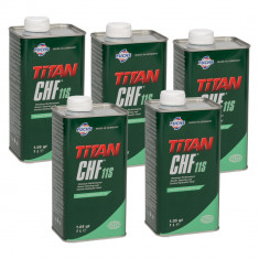 Set 5 Buc Ulei Servodirectie Oe Bmw Fuchs Pentosin Titan CHF 11S Verde 1L 83290429576