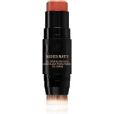 Nudestix Nudies Matte machiaj multifuncțional pentru ochi, buze și față culoare Sunset Strip 7 g