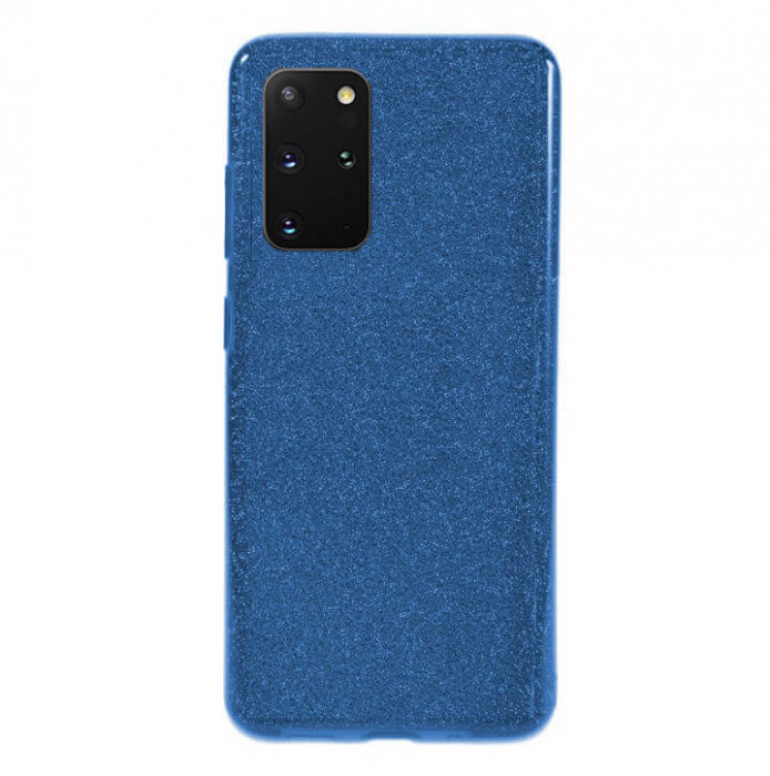 Husa Samsung Galaxy S20 Plus Sclipici Albastru Silicon