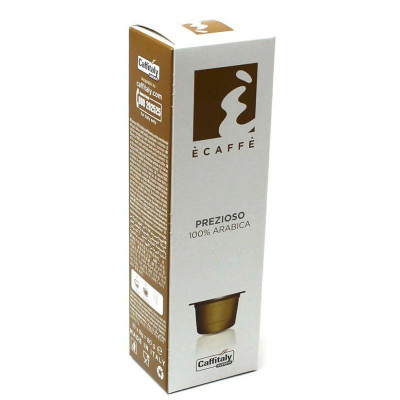Capsule cafea Ecaffe Prezioso 100% Arabica, 10 capsule, compatibile CAFISSIMO foto