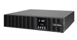 UPS CYBER POWER Online dubla conversie cu Sinusoida Pura, rack 2U, 1000VA/900W Rack/Tower 2U, 6x IEC C13 1x IEC C19, &quot;OLS1000ERT2U&quot; (timbru verde 11 l