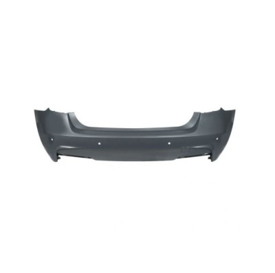 Bara spate BMW Seria 3 (F30), 01.2012-12.2019, fara GT, Pachet M, cu 4 gauri pentru Senzori de parcare (PDC); grunduit foto