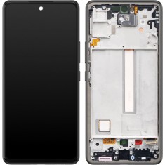 Display cu Touchscreen Samsung Galaxy A53 5G A536, cu Rama, Negru, Service Pack GH82-28024A foto