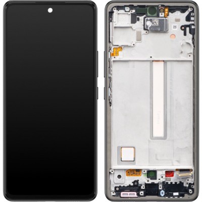 Display cu Touchscreen Samsung Galaxy A53 5G A536, cu Rama, Negru, Service Pack GH82-28024A foto