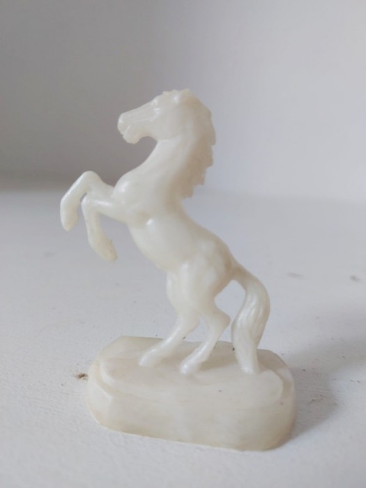 Cal / calut - figurina veche romaneasca, anii 70-80, plastic, 6cm