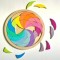 Puzzle curcubeu din lemn 42 de piese