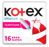 Tampoane Kotex Super UltraSorb, 16 buc
