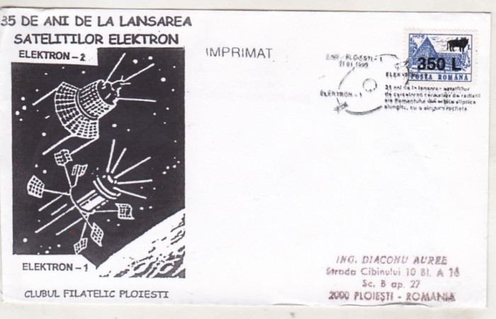 bnk fil Plic ocazional Sateliti Elektron Ploiesti 1999