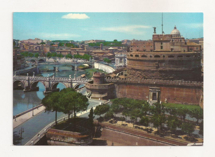 FA52-Carte Postala-ITALIA- Roma, Castel S. Angelo, necirculata 1968