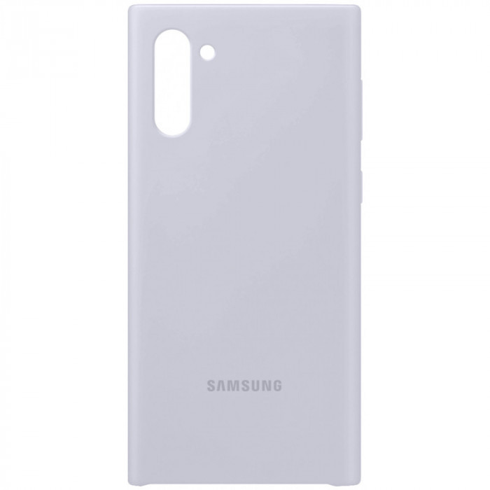 Husa TPU Samsung Galaxy Note 10 N970 / Samsung Galaxy Note 10 5G N971, Argintie EF-PN970TSEGWW