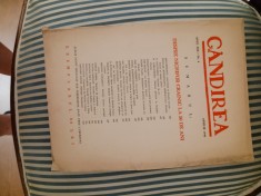 Revista Gandirea nr. 4 1940. Numar omagial. Despre Nichifor Crainic la 50 de ani