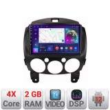 Navigatie Mazda 2 2007-2013 Android radio gps internet 2+32 Kit-mazda2+EDT-E209V2 CarStore Technology