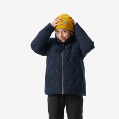 Geacă de schi călduroasă și impermeabilă 6-14 ani, 500 WARM Albastru Băieți