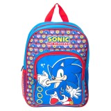 Ghiozdan mini cu 2 compartimente, Sonic the Hedgehog