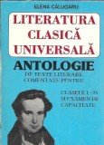 Cumpara ieftin Literatura clasica universala. Antologie de texte literare comentate pentru clasele I-IV - Elena Calugaru