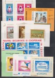 Romania, 10 colite/blocuri 1969 - 1980, MNH
