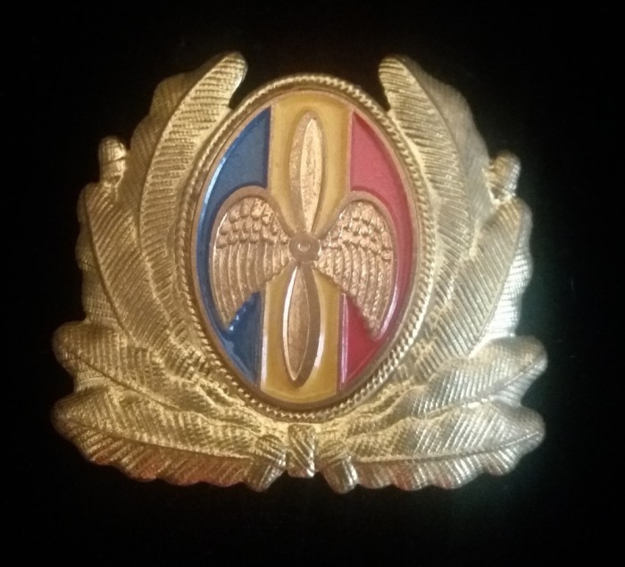 QW14 - Emblema militara / cuc - aviatie - anii 1990 - piesa de colectie