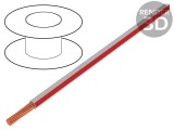 Cablu electric litat PVC alb-roșu 1.5mm2 Clasa 5 450V/750V