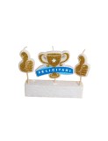 Set 3 lumanari pentru tort CUPA 7 cm