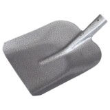 Cumpara ieftin Lopata patrata gri carbon, fara coada, 285 x 240 mm