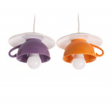 Cumpara ieftin Lustra &bdquo;Afternoon tea&rdquo; funky twins purple-orange