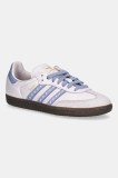 adidas Originals sneakers din piele Samba OG culoarea violet, JR8822