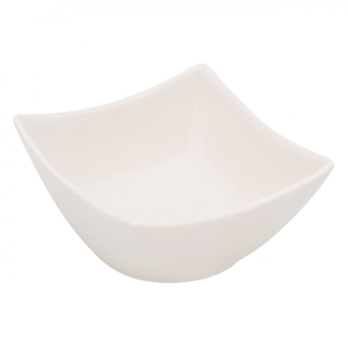 Bol Porțelan, Alb, Capacitate 200ml, Dimensiuni 9.5x9.5x4.5 cm