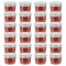 vidaXL Borcane din sticlă pentru gem cu capac argintiu 24 buc. 110 ml 50792