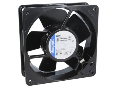 Ventilator AC Axial 115V 119x119x38mm 180m3/h 45dBA 60Hz foto