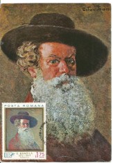 (No2) ilustrata maxima-OCTAV BANCILA-Autoportret - prima zi