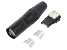 Mufă RJ45 etherCON Cat 6a aurit 8p8c