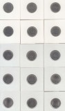 ROMANIA - SET COMPLET 10 BANI 2005, 2006, 2007, 2008, 2009, 2010-2019 , LCP1.154